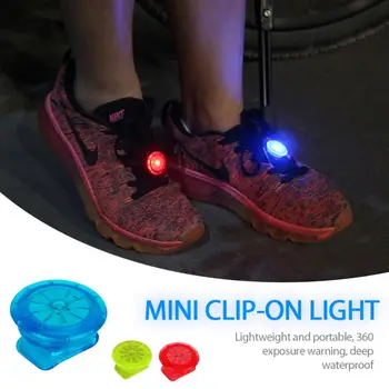 Lauko šviesos batų clip šviesos Multi-funkcija Naktį Paleisti Llights Veikia LED Blykstė, Iki Švyti Šviesos Šalis, Kelionės Rinkiniai
