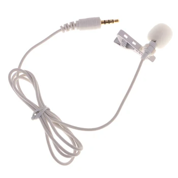 Lavalier Microphone Mini Clip-on Kondensatoriaus Mikrofonas skirtas iPhone