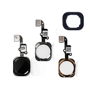 LCD Ekrano Atgal Metalo Plokštė, Skydas Namų Mygtuką Išplėsti Flex Kabelis + home mygtukas mygtukas + pilnas rinkinys varžtai IPhone 6 6 Plius