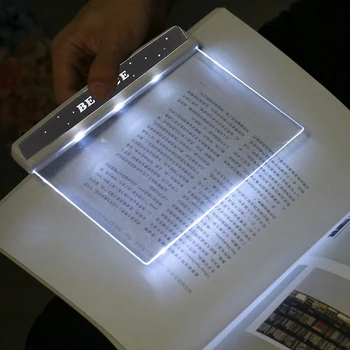 LED Butas Naktinio Matymo Knygos Šviesa Kūrybinių Kelionių Skydelis Lempa Nešiojamų Akių Apsauga Skaitymo Šviesa 