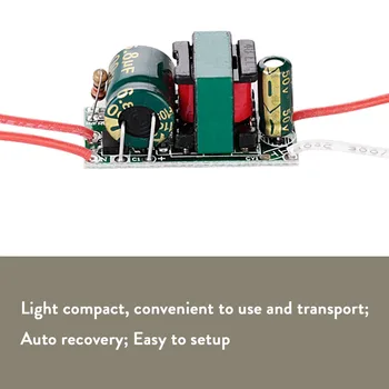 LED Driver 300mA 280mA 3W 4W 5W 7W Led Maitinimo Blokas AC90-265V Apšvietimo Transformatoriai DIY LED Galios Šviesos