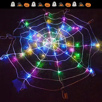 LED Helovinas voratinklyje Kūrybos Helovinas Dirbtinio Apšvietimo LED Žibintai Halloween Party 