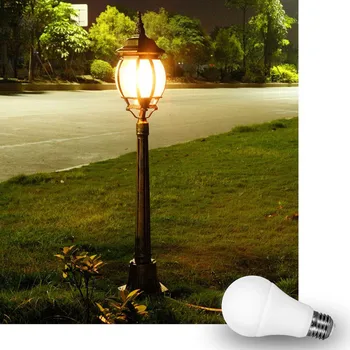 LED Jutiklis Šviesos E27 B22 Sutemų iki Aušros LED Smart Lemputė Lemputė 10W 15W Naktį Šviesos Auto On/Off Namų Veranda, Kieme Garažas, Sodas