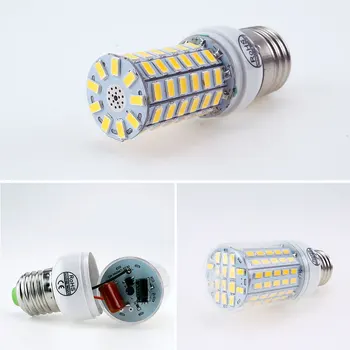LED Kukurūzų Lemputė E27 E14 G9, LED Lempos 110V, 220V LED Lemputės Šviesos 24 36 48 56 69 Led Šviestuvo Žvakė Ampulä-Bombillas Lampada
