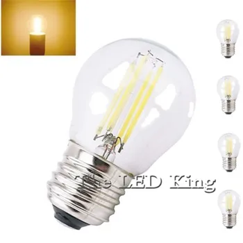 LED lemputė E27 LED G45 AC 110v, 220v Derliaus Šiltai Balta 6w 18w 24w Edison lempos Kaitrinės Dekoro Lempa Led Specialybės Dekoratyvinės Šviesos
