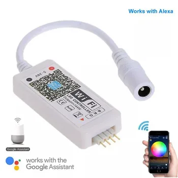 LED Wi-fi Nuotolinio valdymo pultelis Veikia su Alexa/Home 