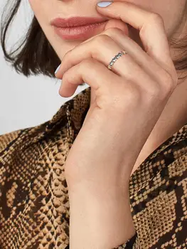 LEKANI 925 Sterlingas Sidabro Žiedas Meilė Širdies Star Šalis Žiedas Moterims Vestuviniai Žiedai Originalus Fine Jewelry 5 Stilius Karšto Pardavimo 2020 m.