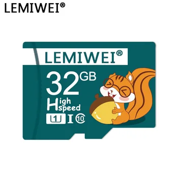 Lemiwei Atminties Kortelę 64GB 32GB 16GB 8GB Didelės Spartos TF Kortelės 10 Klasė UHS-I 