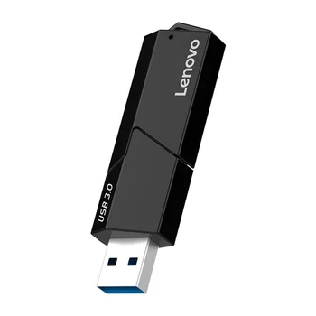 Lenovo D204 5Gbps USB 3.0 Atminties Kortelės Skaitytuvą 2 in 1 SD TF Nešiojamų Adapteriu Kompiuterio PC, 
