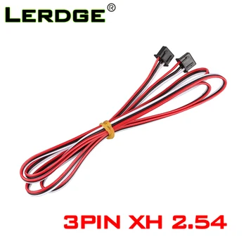 LERDGE 3d spausdintuvo dalys 3pin XH2.54 Ryšio linijos 1M Vielos nustatyti ir 2M Ilgio kabelis 1pcs