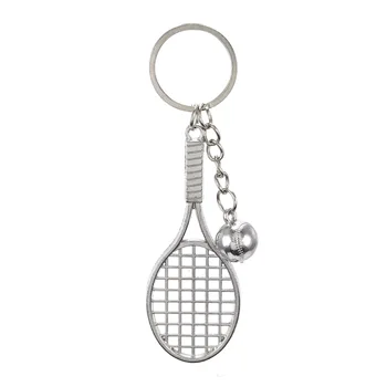Lieti Teniso Raketės Keychain Maišelį pakabukas raktų žiedas sporto Key Chain dovanos, reklamos dovanos, K2398
