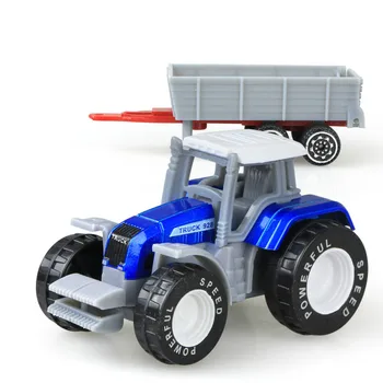 Lieto Ūkio Transporto priemonės Mini Automobilio Modelį Inžinerijos Automobilio Modelio Traktoriaus Inžinerijos, Automobilių, Traktoriaus, Žaislų, Modelis Vaikams Kalėdų Dovana