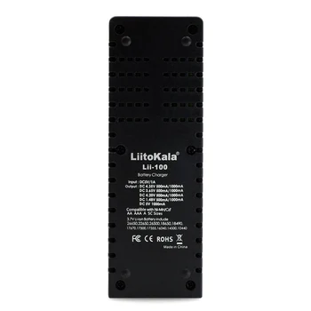 Liitokala Lii-100 Baterijos Įkroviklio 18650 26650 4.35 V / 3.2 V / 3,7 V / 1.2 V Rechareable Baterija
