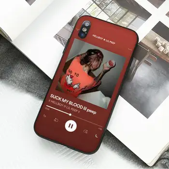 Lil Peep Hellboy Meilės albumo viršelio Telefono dėklas 