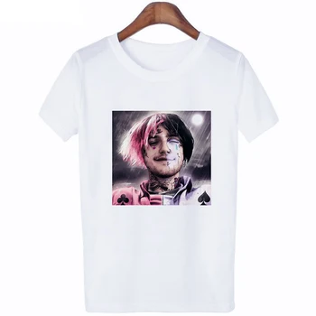 Lil Peep Print T-shirt Mados Moterų Tee Viršuje Graphic Marškinėliai Moterims Drabužių 2020 Camisas Mujer