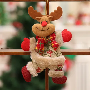 Linksmų kalėdų 2020 Kalėdų Papuošalai Kalėdų Dovana, Kalėdų Senelis, senis besmegenis Medžio Lėlės Kabinti Namų Puošybai Enfeites De Natal &jw