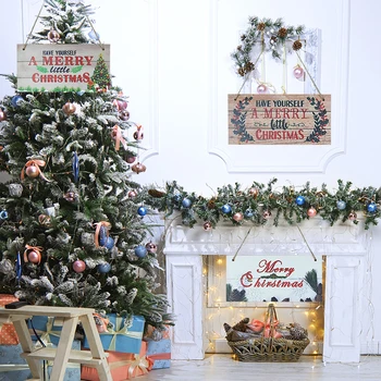 Linksmų Kalėdų Dekoro Medžio Ornamentu Kalėdų Pasirašyti Sąrašas Žymių Kalėdos Sodo Lauko Dekoracijas Kabinti Laišką Pasirašyti 20*10cm