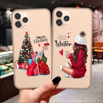 Linksmų Kalėdų Princesė Moterų boss kavos Telefono dėklas Skirtas iphone, 11 Pro Max 2019 SE 7 8 Plus XS Max XR 
