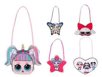 LOL Staigmena lėlės 2019 kuprinė moterų animacinių filmų Saugojimo krepšys LOl mergaičių Anime vaikų Fashing maišelius Monetų Piniginė 2B06
