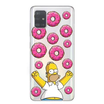 Lovely little angel Simpson Minkšto silicio Telefono Dėklai Samsung Galaxy A51 A71 A10 A30 A40 A50 A70 A11 A21S A31 A41 Padengti Coque