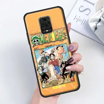 Luffy Šypsena Vienas Gabalas Atveju Xiaomi Redmi 8 Pastaba 8T 9S 9 10X K20 K30 Pro 5G K30i 6 7 8A Minkštas Juodas Silikoninis Telefono Dangtelį Shell