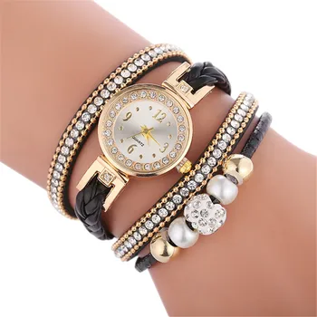 Luxuy Gražių Moterų laikrodžiai Mados Apyrankę Žiūrėti Ponios laikrodis Apvalus ciferblatas Orologio da donna unikalus Damenuhr B50