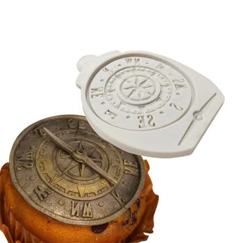 Luyou 1pcs Kompasas Nėrinių Silikono Dervos Formos Tortas Minkštas Formos Tortas Dekoravimo Priemonės, Pyragai, bandelės, Virtuvė Kepimo Priedai FM1918