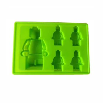 Luyou Naują Atvykimo Lego Robotas Ledo Kubelių padėklas Silikono Saldainiai Pelėsių Saldaus Šokolado Liejimo formos Virtuvės maisto ruošimo Priemonės IT028