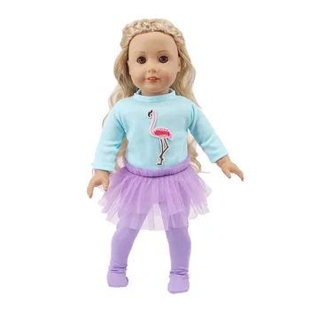 Lėlės Drabužių Violetinės Serijos Dsiney Mermaid Dress Batai 18 Colių Amerikos&43CM Reborn Baby New Born Lėlės ,Mergaitės, Rusija Žaislas 
