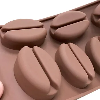Lūpų Forma, 1 VNT Bakeware Formų Kavos Pupelių Formos Tortas Dekoravimo Temperatūrai Atsparia Virtuvės Dalykėlių Tortas Pelėsių Silikono