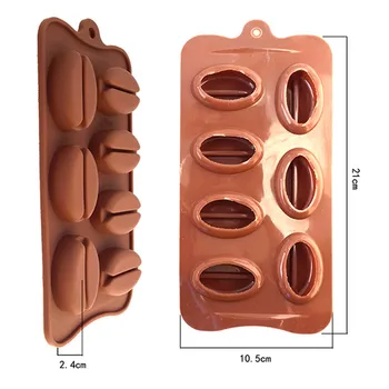 Lūpų Forma, 1 VNT Bakeware Formų Kavos Pupelių Formos Tortas Dekoravimo Temperatūrai Atsparia Virtuvės Dalykėlių Tortas Pelėsių Silikono
