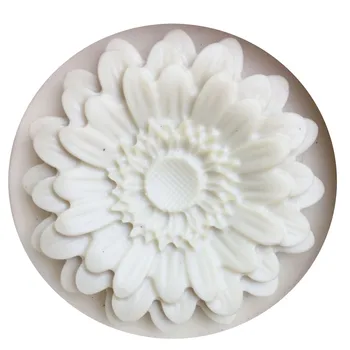 M0959 Chrizantemos pelėsių Gėlės silikoninės formos 3D želė tortas formų Saulėgrąžų tortas dekoravimo priemonės, didmeninė
