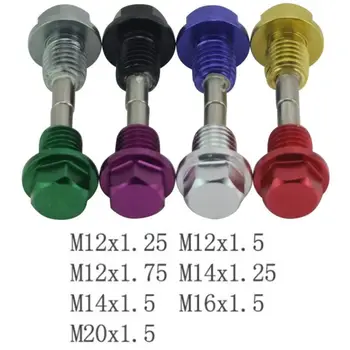 M12x1.5 M12x1.25 M14x1.5 Aliuminio Lydinio Magnetinio Alyvos išleidimo Kaištis &Alyvos išleidimo Kaištis W91F