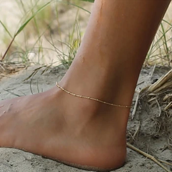 Mados Barefoot Paplūdimys Anklet Kutas Karoliukų Apyrankę Anklet Pėdų Papuošalai Anklet Vasaros Kulkšnies Apyrankės Anklets Moterų Kojų Grandinės