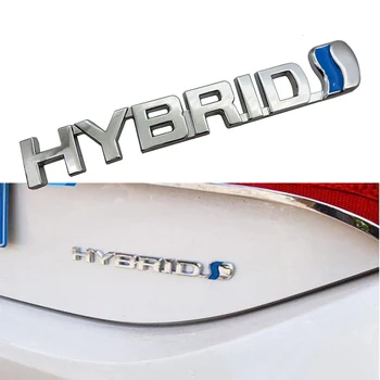 Mados Metalo Automobilių Lipdukas Emblema Refitting Ženklelis Decal Hibridinių 