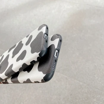 Mados Prabangių Odos Karvės Zebra Modelio Telefoną Atveju Xiaomi Mi 10 Pro 9 8 Lite Redmi Pastaba 9 8 7 Pro K20 K30 Minkštas Galinį Dangtelį