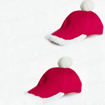 Mados Suaugę Vaikai Vientisos Spalvos Storas Ultra Vilnonių Pliušinis Minkštas Kalėdų Skrybėlę Šalies Švenčių Santa Kepurės