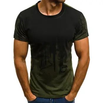 Mados vyriški t-shirt rašalo tapybos stilius, rankų darbo dažytos spausdinimo atsitiktinis atsitiktinis vyrų gatvėje, t-marškinėliai, vyriški O-kaklo marškinėliai