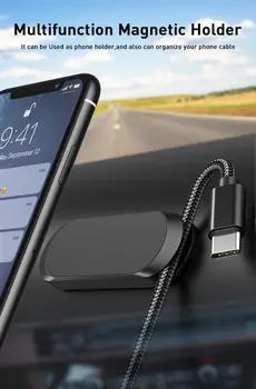 Magnetinio Automobilinis Telefono Laikiklis Išmaniųjų Telefonų Laikiklis I-Formos Magnetas Automobilis Stovi Mini turėtojas Visiems iPhone