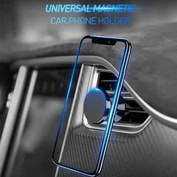 Magnetinio Automobilinis Telefono Laikiklis Oro Angos Automobilinio Telefono Stovas Sukasi 360 Mount Universalus iPhone Samsung Magneto Laikiklio Automobilio Kalno Stovi