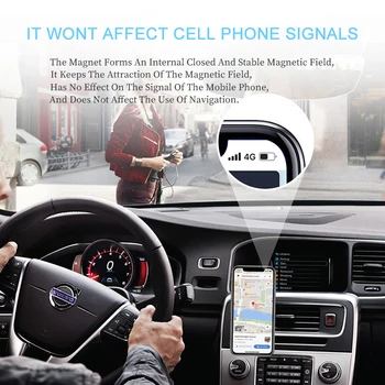 Magnetinio Automobilinis Telefono Laikiklis Oro Angos Įrašą Mount Stiprus Magnetas Mobiliojo Telefono Stovas Telefono Automobilių Paramos Išmaniojo telefono GPS Navig