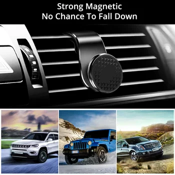 Magnetinio automobilinis telefono laikiklis, universalus oro išleidimo metalo magnetinis Stendas, Automobilių Ventiliacijos Įrašą mobiliosios navigacijos Magnetas Išmaniojo telefono Laikiklis