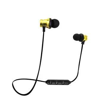 Magnetinio Bevielės ausinės Bluetooth ausinė Stereo Sporto Vandeniui Ausinių Belaidžio in-ear Ausines su Mic 
