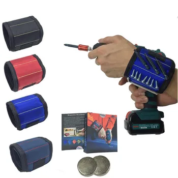 Magnetinis Įrankių Krepšys Apyrankė Įrankis Magnetinės Apyrankės Nešiojamų Įrankių Diržas Elektriko Įrankių Laikymo Vinys, Varžtai grąžtus