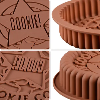 Maisto kokybės Silikono Tortas Pelėsių Šokolado, Sausainių Tešlos Formavimo Pelėsių 
