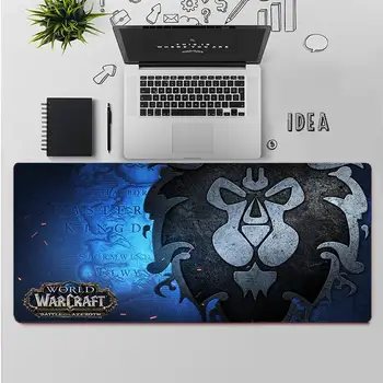 Maiya World of Warcraft MousePads Kompiuteris Nešiojamas Anime Pelės Kilimėlis Nemokamas Pristatymas Didelis, Mouse Pad Klaviatūros Kilimėlis