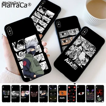 MaiYaCa Anime Naruto Itachi akis Prabanga Telefono dėklas skirtas iPhone 11 12 pro XS MAX 8 7 6 6S Plus X 5S SE 2020 XR dangtis