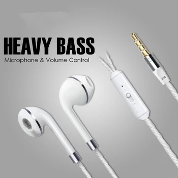 M&J In-Ear Ausines, Skirtas iPhone 6s 5 Xiaomi laisvų Rankų Ausinės Bass Ausinių Stereo Ausines 