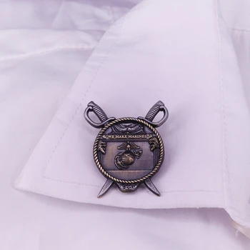 Marine Corp Atlapas Pin Dovana Savo JAV Karinių Ženklelis Emalio pin