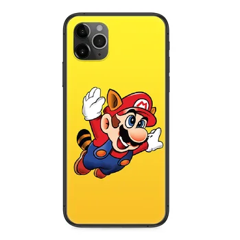 Marios Bros Telefono dėklas Skirtas Iphone 4, 4s, 5 5S SE 5C 6 6S 7 8 Plus X XS XR 11 12 Mini Pro Max 2020 m.